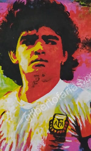 Diego-Maradona-Gilbert-Farias-Art-Ceres-2022